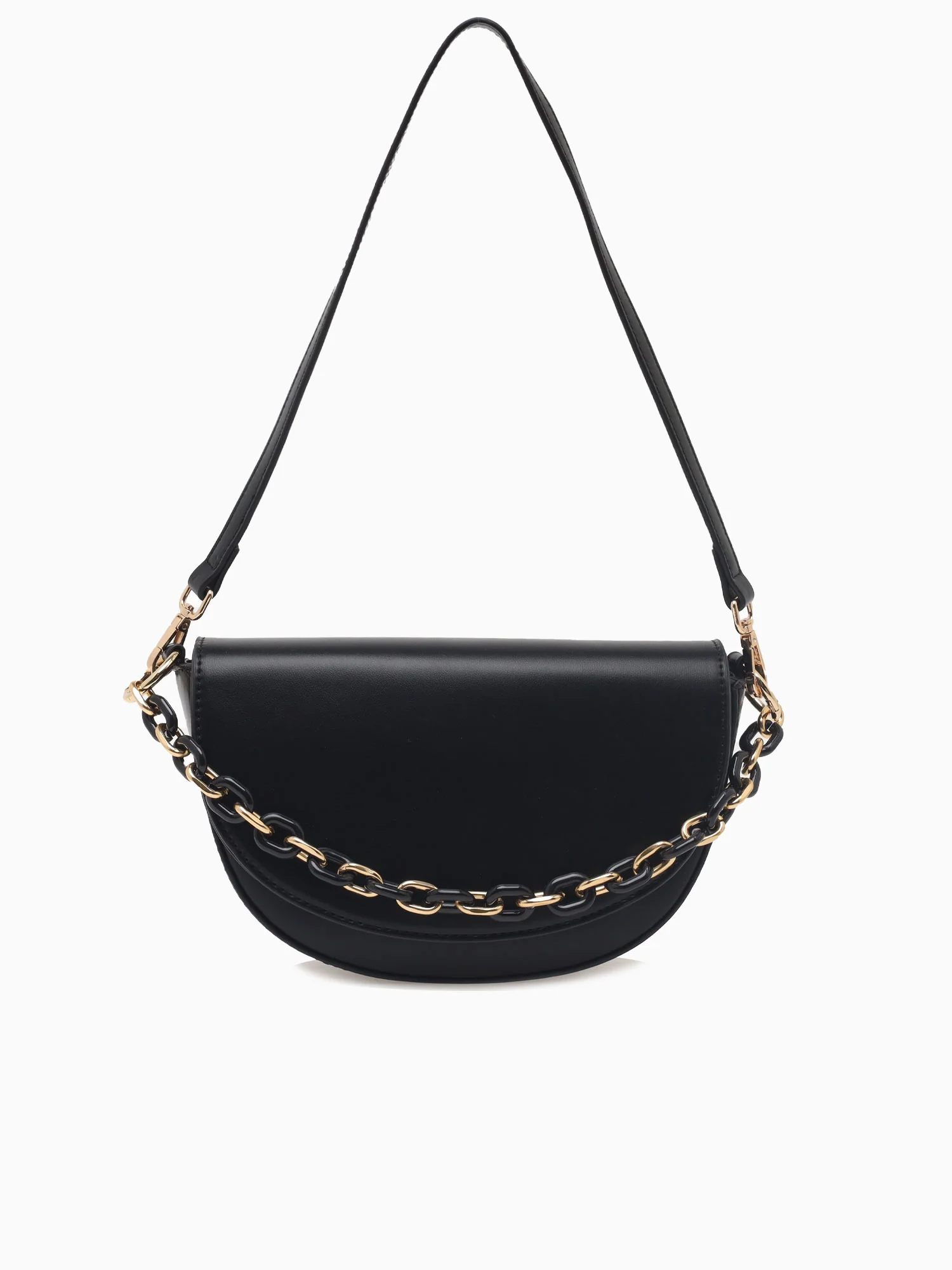 6024 Odette Flap Bag Black - Image 3
